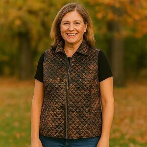 Gorgeous Chico’s Quilted Vest Size 1​​​